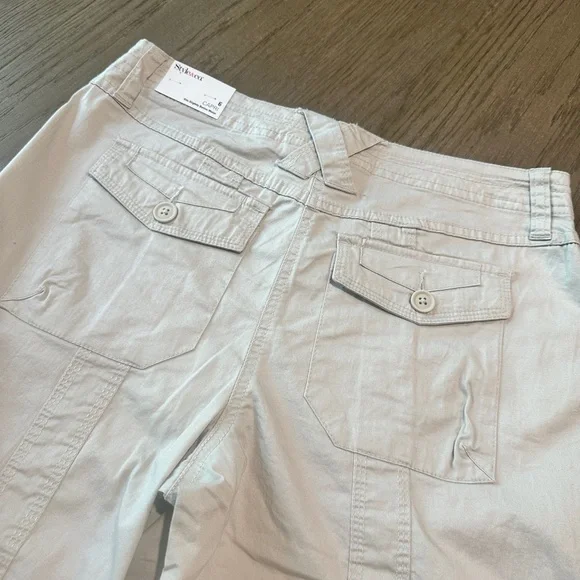 Style & Co. Capri Pants Cargo Style Size 6 Khaki NWT! - Picture 8 of 9